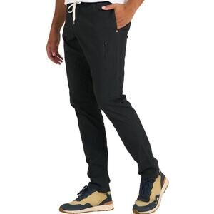 Vuori Ripstop Pants DuraTerra Utility Drawstring Elastic Pocket Black S 30x33